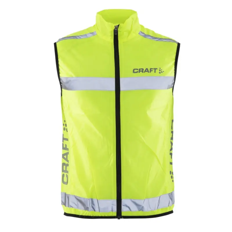 Bezpečnostní vesta pro běžce a cyklisty CRAFT Safety Vest žlutá M Novinka