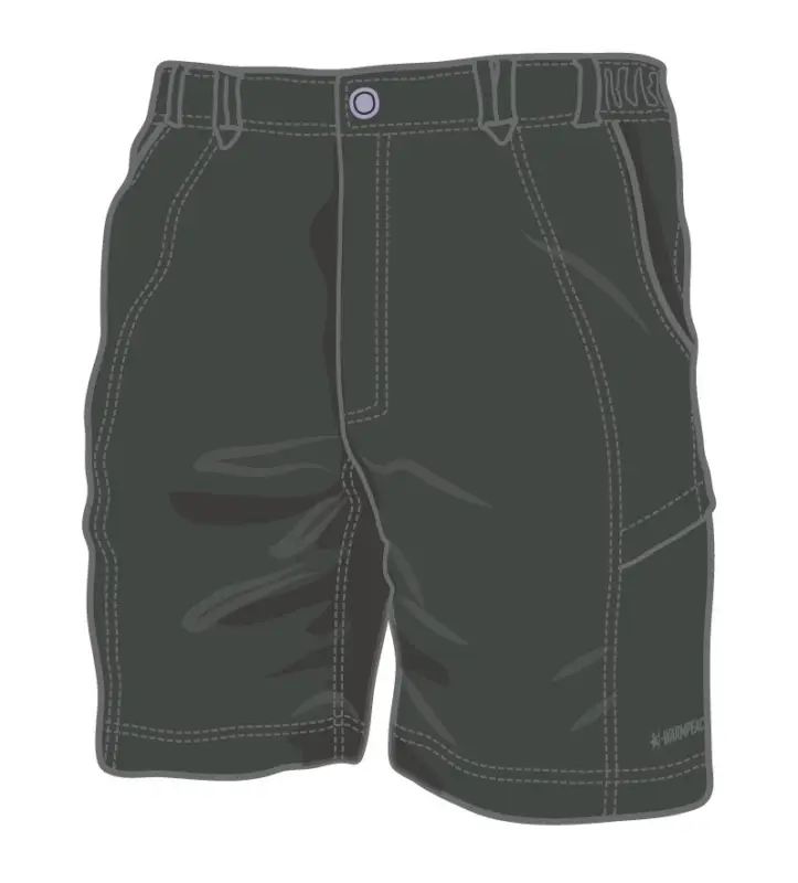 Cenový Hit Pánské kraťasy Warmpeace Tobago dark grey