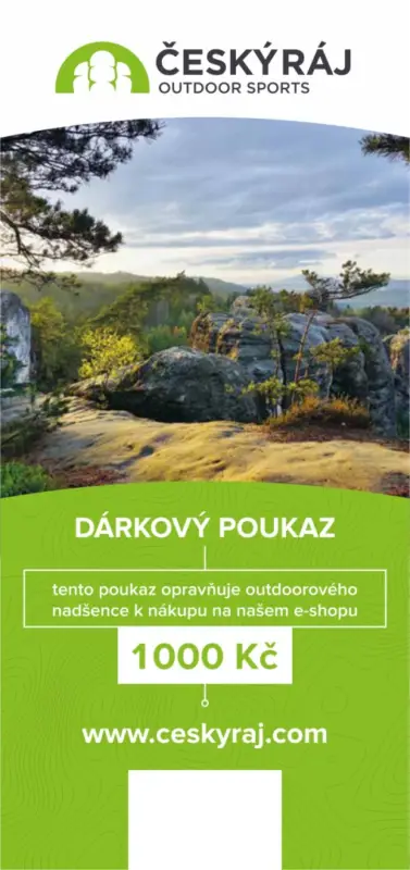 Dárkový poukaz 1000 Kč Nakupujte Hned