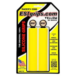 Gripy ESI Grips Racer's Edge yellow Akční Nabídka
