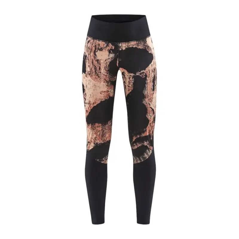 Dámské kalhoty Craft W ADV SubZ Wind Tights 2 černá s oranžovou XS Sleva
