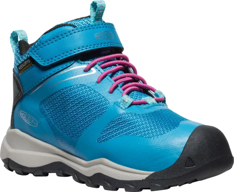 Poslední Šance Dětské boty Keen Wanduro Mid WP Children fjord blue/fuchsia purple 29EU