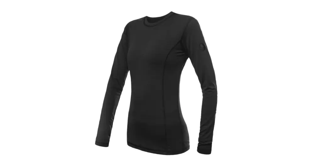 Dámské funkční tričko s dlouhým rukávem Sensor Merino Air Černá XL Nejlepší Volba
