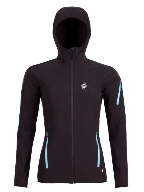 Hit Sezóny Dámská univerzální bunda High Point Versa Lady Hoody Jacket Black/Iron Gate XS
