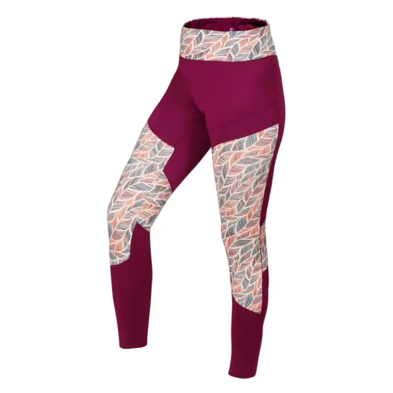 Novinka Dámské lezecké legíny Ocún Rhea Leggings wine rhododendron