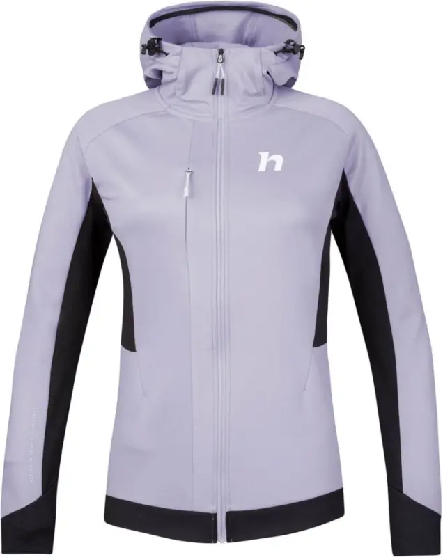 Dámská mikina Hannah Nela Hoody levender aura/anthracite S Značkový
