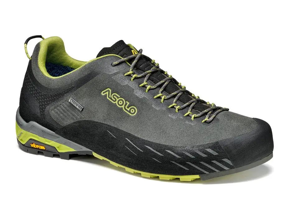 Pánské nástupovky Asolo Eldo Lth GV MM graphite/green oasis/B022 10,5UK Cenová Bomba
