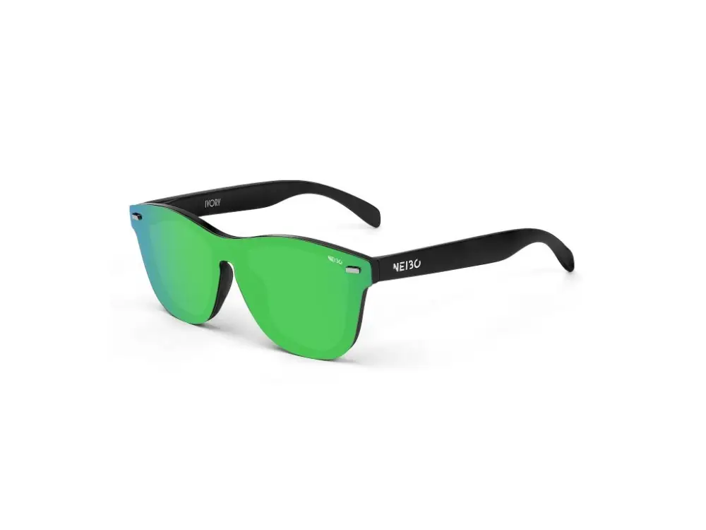 Sluneční brýle NEIBO Ivory Black/green Víkendová Akce