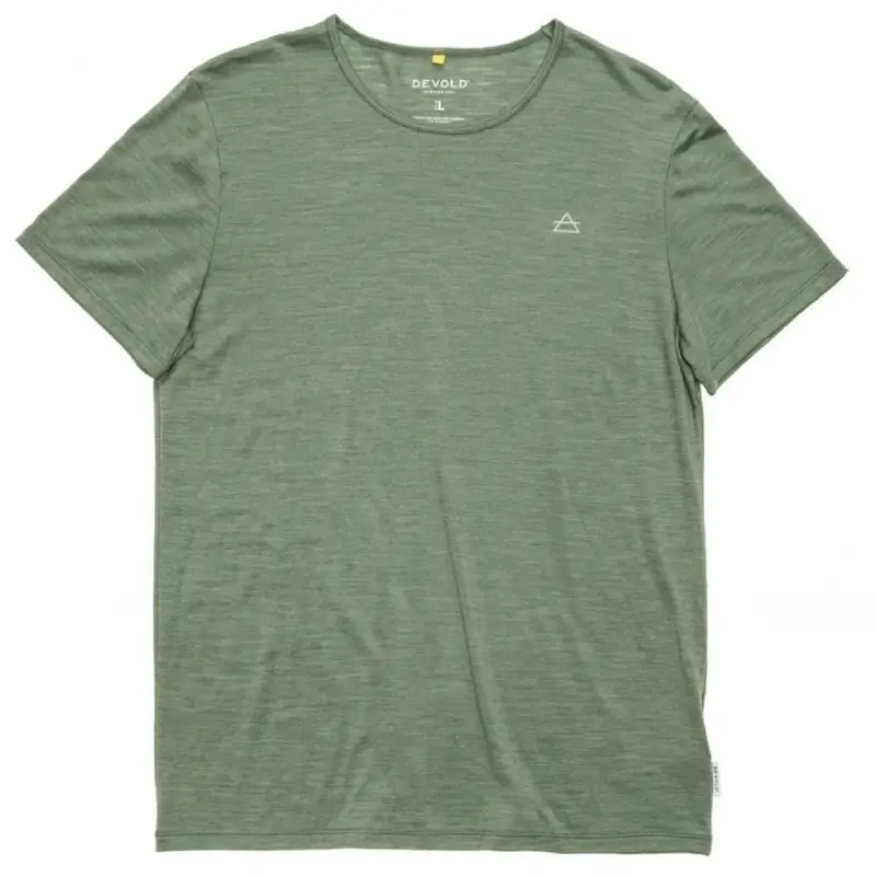 Vysoce Kvalitní Pánské merino triko Devold Active Tee Man forest S