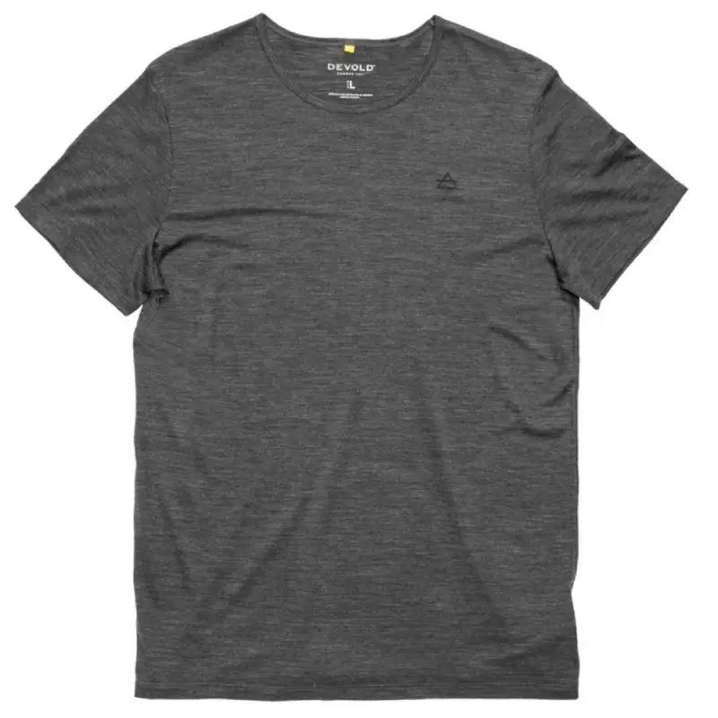 Pánské merino triko Devold Active Tee Man anthracite S Sleva