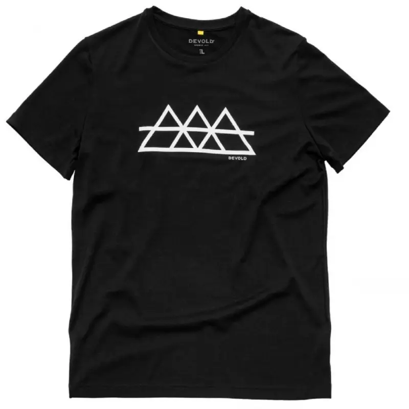 Pánské merino triko Devold Classic Tripple black XXL Hit Sezóny