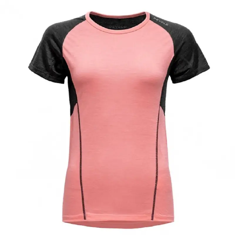 Dámské merino triko Devold Running 130 T-Shirt WMN apricot S Cenově Výhodný