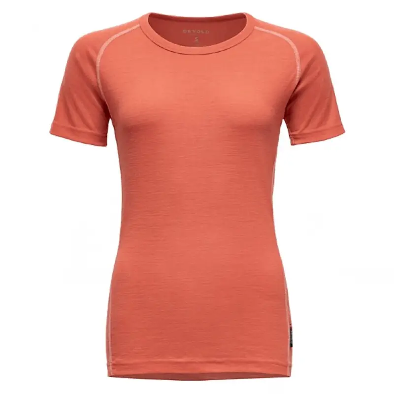 Vysoce Kvalitní Dámské merino triko Devold Lauparen merino 190 Base Tee WMN coral XL