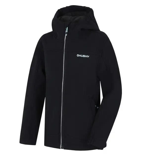 Dětská softshellová bunda Husky Simbo K black 134 Poslední Šance