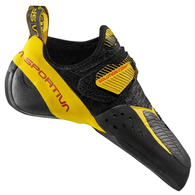 Lezečky La Sportiva Solution Comp black/yellow 45,5EU Jen Po Omezenou Doba