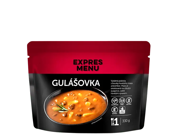 Gulášová polévka, 1 porce Aktuální