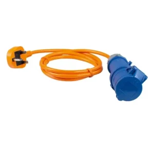 Cenová Bomba Kabel s adaptérem CEE Velká Británie, 3kolíkový 1,5 m