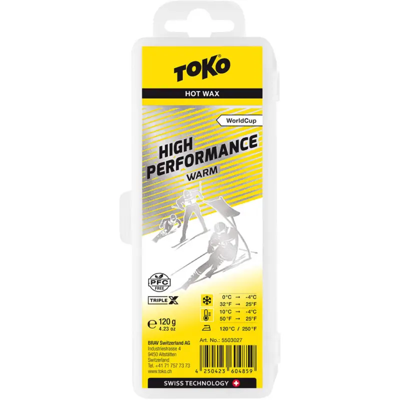 Sezónní Sleva Toko World Cup High Performance TripleX warm 120 g 0°/-4°C