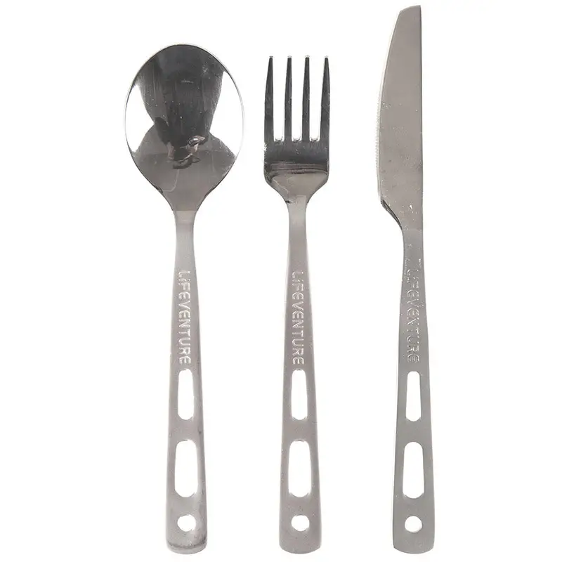 Must-Have Lifeventure Knife Fork Spoon Set - Basic Sada příborů