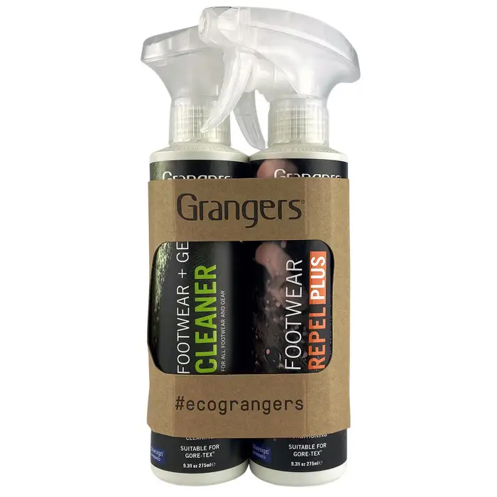 Objednat Nyní Grangers Footwear Repel Plus + Footwear Gear Cleaner 2x275 ml