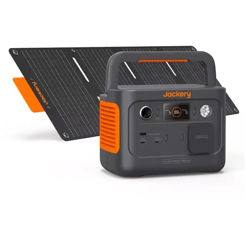 Rychlé Dodání Jackery Explorer 300 Plus + SolarSaga 40 W Mini