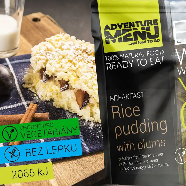 Sleva Adventure Menu Rýžový nák. se švestkami 250 g