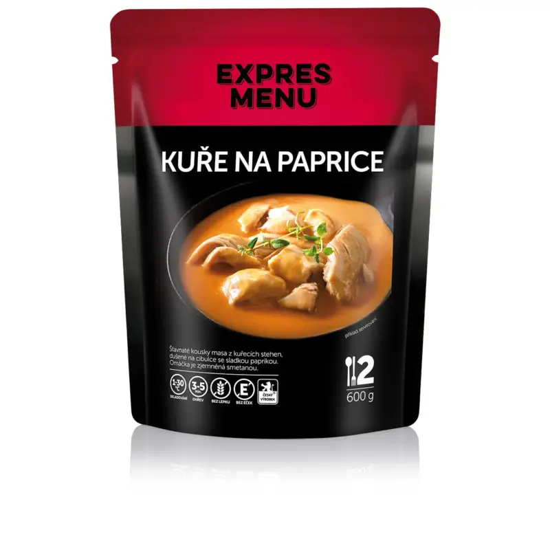 Expres menu Kuře na paprice 600g Nízká Cena