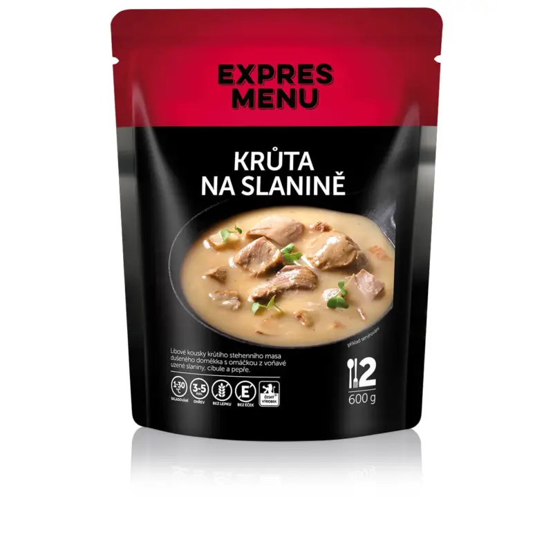 Autentický Expres menu Krůta na slanině 600g