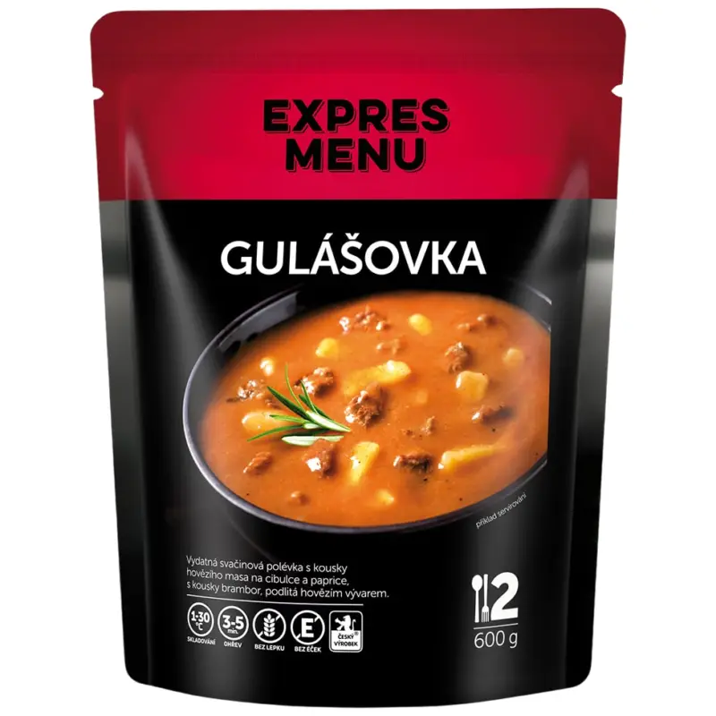 Vrácení Zdarma Expres menu Gulášová polévka 600 g
