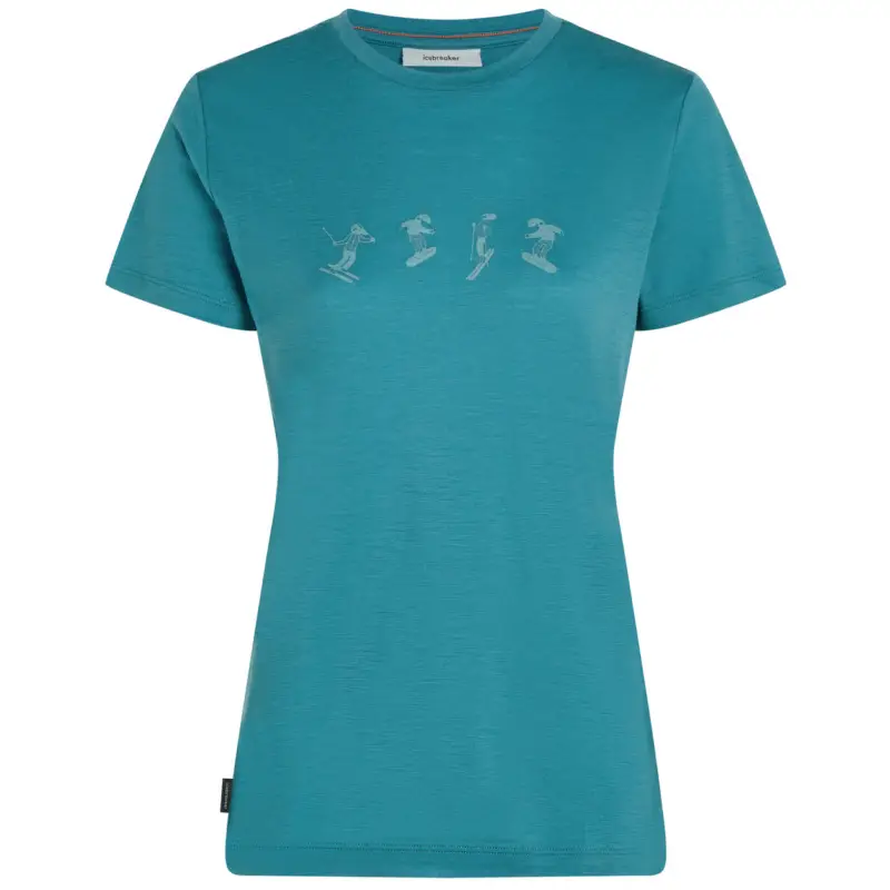 Icebreaker Women Merino 150 Tech Lite SS Tee Snow Day Nejlepší Cena