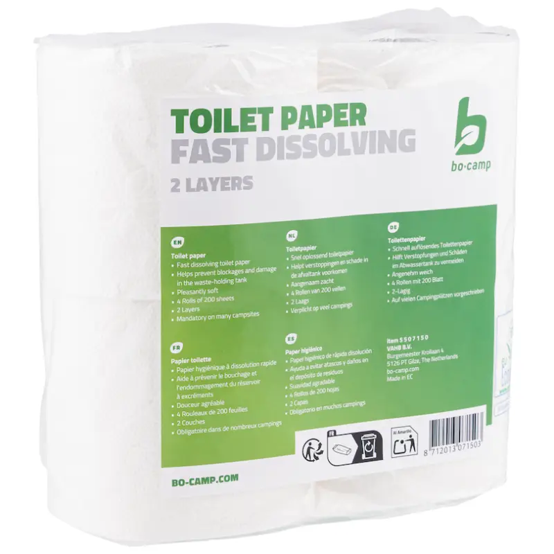 Akční Cena Bo-Camp Toilet paper 4 rolls