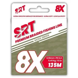 Sert splétaná šnůra 8X SRT Moss Green 135M Oblíbený