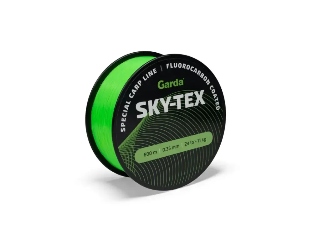 Objednat Nyní Garda vlasce - SKY-TEX fluo zelený 600m 0,35mm 11kg