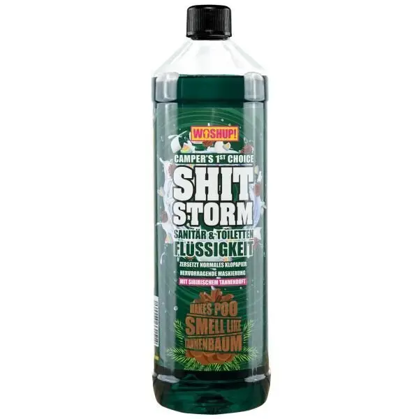 Akční Nabídka Rozkladová WC chemie Woshup! Shitstorm jedle 1 l